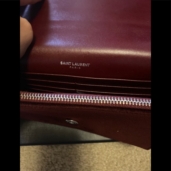 ysl chain wallet monogram shoulder bag - Picture 4 of 5